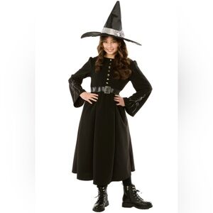 Whisper Witch Kids Black Witch Costume Size XL 12-14 years NEW!